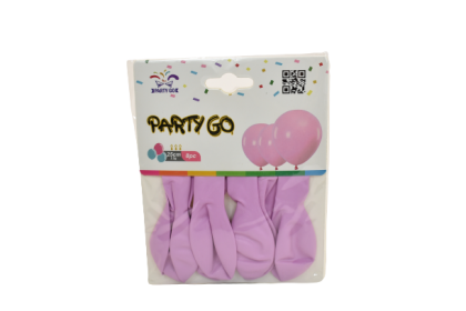 Baloane latex fa0048 8/set roz 2.2g 35cm