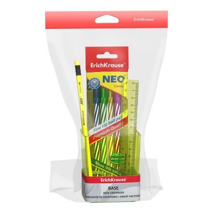 Suport birou echipat galben neon 53271