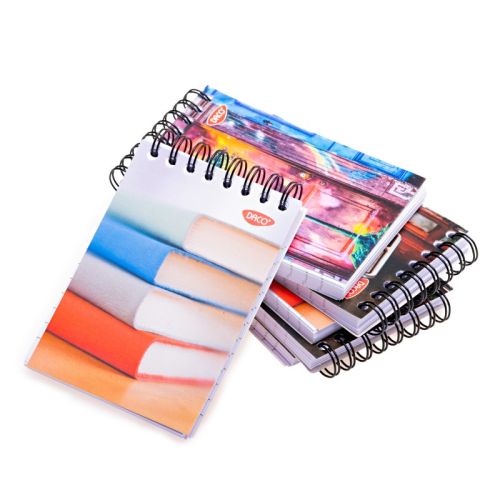Bloc notes a7 spira 80 file daco bn580dr
